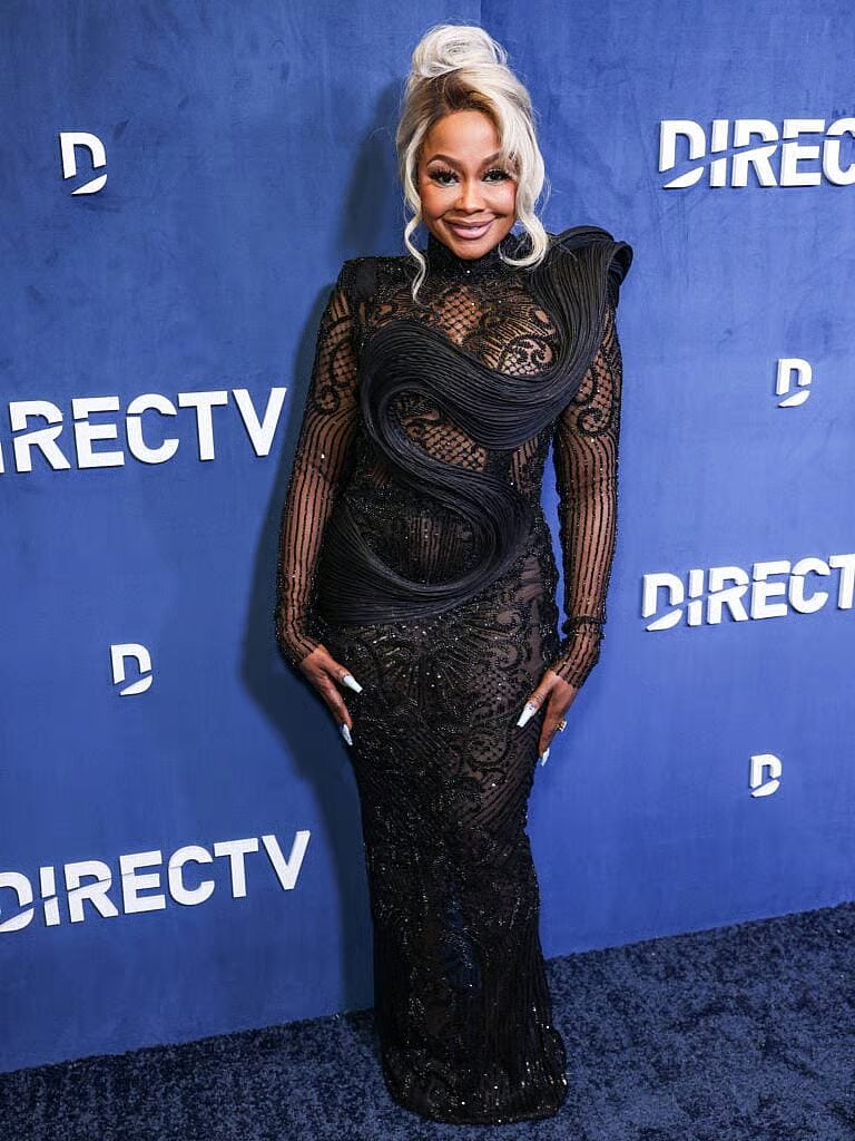 菲德拉·帕克斯 (Phaedra Parks) 出席 DIRECTV Stream 并参加由 Rob Lowe 主持的众星云集的 2024 年奥斯卡颁奖典礼观看派对