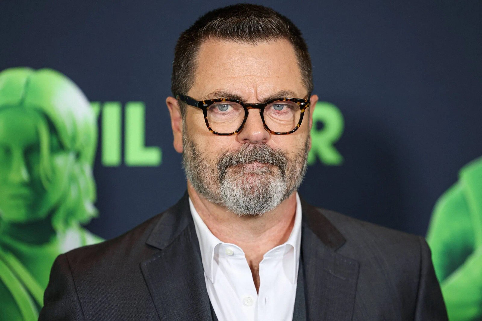 尼克·奥弗曼 (Nick Offerman) 出席 A24 洛杉矶特别放映《内战》