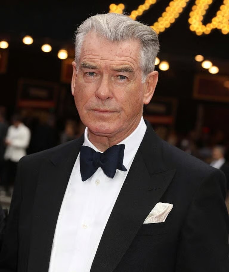 皮尔斯·布鲁斯南 (Pierce Brosnan) 出席纽约《晚安好运》开幕式