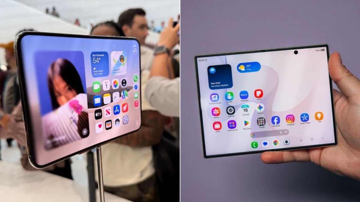 可折叠 iPhone Duo 与 Galaxy Z Fold 8 的比较