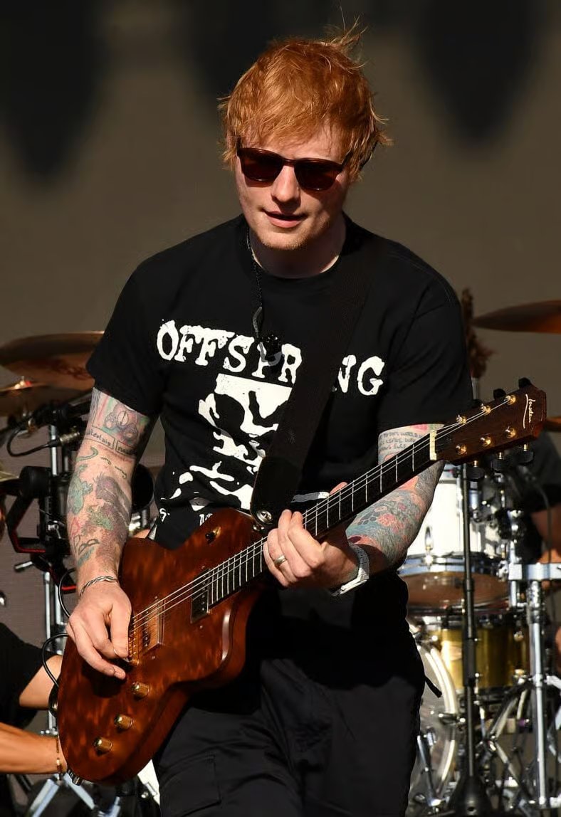 艾德·希兰 (Ed Sheeran) 与德克斯特·霍兰德 (Dexter Holland) 和 The Offspring 一起表演