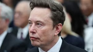 特斯拉和 SpaceX 首席执行官埃隆·马斯克 (Elon Musk) 出席 2026 年 10 月 8 日在华盛顿特区和平研究所举行的美国创新黄金时代峰会。 （图片来源：韦恩·麦克纳米/盖蒂图片社）