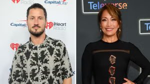 Valentin Chmerkovskiy（照片来源：Ian Mulley/Getty Images）和 Carrie Ann Inaba（照片来源：Chris Delmas/AFP via Getty Images）