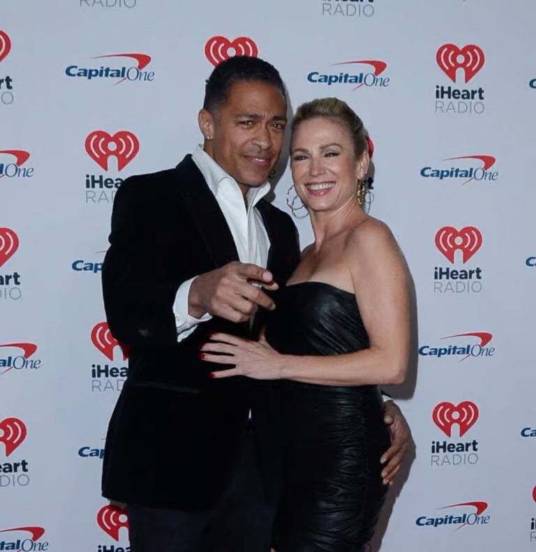 TJ Holmes 和 Amy Robach 在 iHeartRadio 102.7。 KIIS FM 的《Jingle Ball 2023》